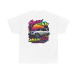 Cruisin' the 90s Miami CR-V Tee — Retro Vaporwave Car Graphic T-Shirt