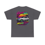 Cruisin' the 90s Miami CR-V Tee — Retro Vaporwave Car Graphic T-Shirt