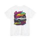 Cruisin' the 90s Miami CR-V Tee — Retro Vaporwave Car Graphic T-Shirt